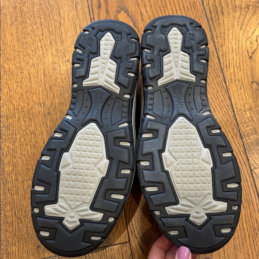 Skechers Creston Moseco Slip On Shoes Men Size 11.5 Charcoal Denim Relaxed Fit - Picture 4 of 6